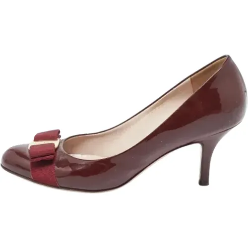 Pre-owned Pumps, female, , Size: 6 1/2 US Pre-owned Leather heels - Salvatore Ferragamo Pre-owned - Modalova