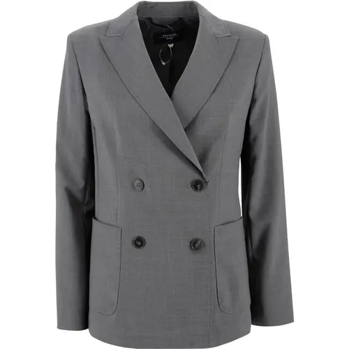 Blazers, female, , Size: S Blazer Doppiopetto - Weekend Max Mara - Modalova