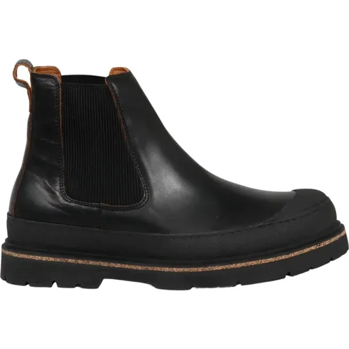 Leder Slip On Stiefelette , Herren, Größe: 43 EU - Birkenstock - Modalova