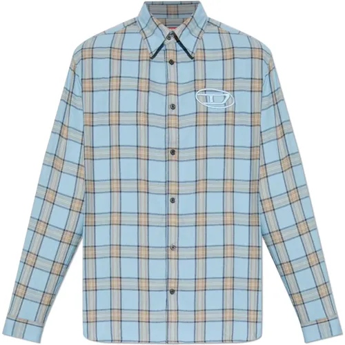 Casual Shirts, male, , Size: M Shirt S-Simply-Ajfi - Diesel - Modalova