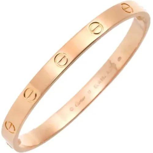 Pre-owned Rose Gold bracelets , female, Sizes: ONE SIZE - Cartier Vintage - Modalova