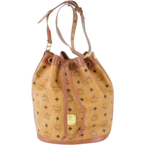 Pre-owned Bucket Bags, female, , Size: ONE SIZE Pre-owned Leather shoulder-bags - MCM Pre-owned - Modalova