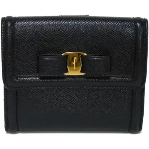 Pre-owned Leather wallets , female, Sizes: ONE SIZE - Salvatore Ferragamo Pre-owned - Modalova