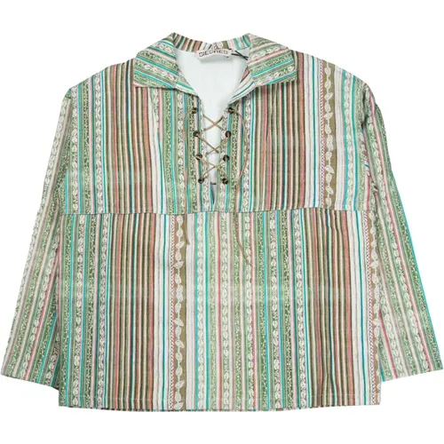Hemden mit offenem Kragen und langen Ärmeln aus Baumwolle - Siedrés - Modalova