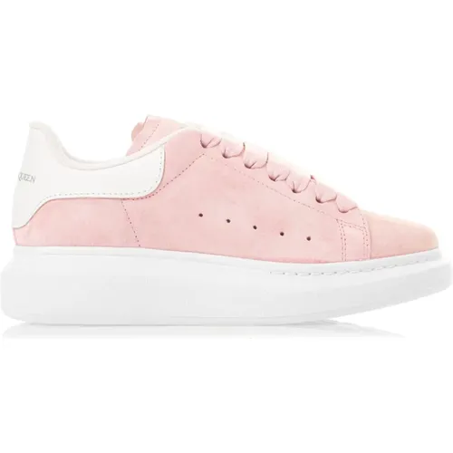 Luxuriöse Suede Oversized Sneakers für Frauen , Damen, Größe: 37 1/2 EU - alexander mcqueen - Modalova