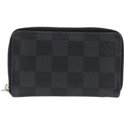 Pre-owned Wallets, male, , Size: ONE SIZE Pre-owned Canvas wallets - Louis Vuitton Vintage - Modalova