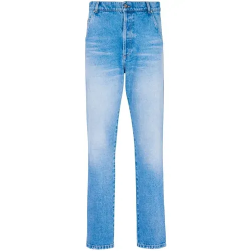 Straight jeans , male, Sizes: W34, W32, W30 - Balmain - Modalova