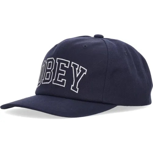 Caps, male, , Size: ONE SIZE Classic Snapback Navy Cap - Obey - Modalova