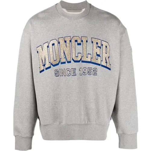 Oversize Logo Sweatshirt Moncler - Moncler - Modalova