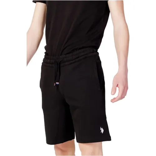 Casual Shorts, male, , Size: XL Cotton Shorts for Men - U.s. Polo Assn. - Modalova