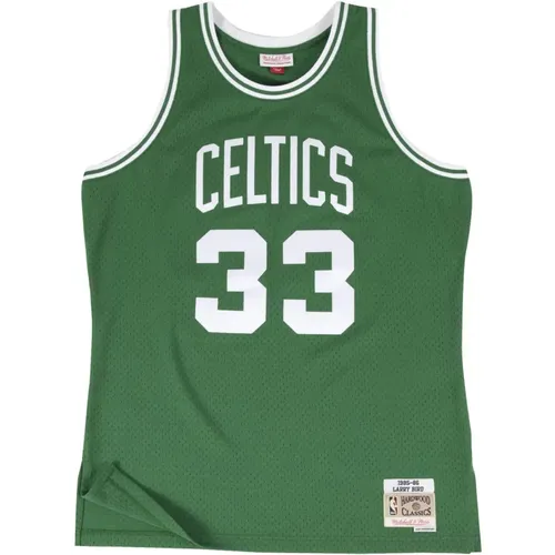 Larry Bird Swingman Jersey - Boston Celtics , male, Sizes: M, L - Mitchell & Ness - Modalova