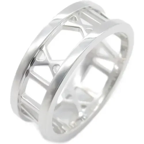 Pre-owned Jewellery, female, , Size: ONE SIZE Pre-owned White Gold rings - Tiffany & Co. Pre-owned - Modalova