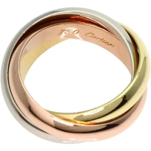 Pre-owned Jewellery, female, , Size: ONE SIZE Pre-owned Rose Gold rings - Cartier Vintage - Modalova