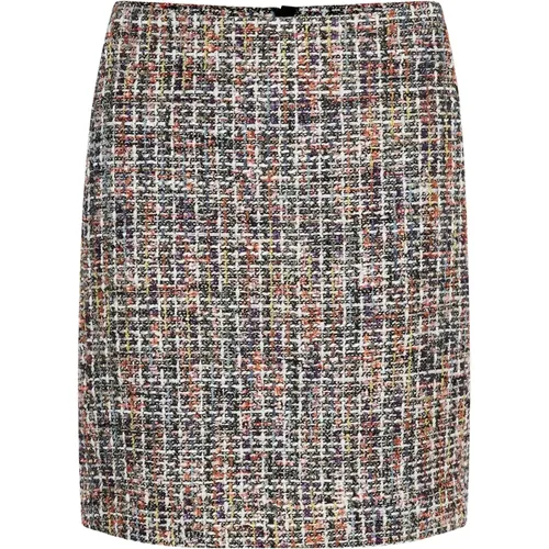 Short Skirts, female, , Size: S Patterned Pencil Skirt Multi Colour - InWear - Modalova