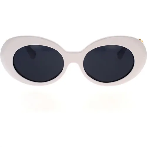 Oval Medusa Biggie Sunglasses , unisex, Sizes: 53 MM - Versace - Modalova