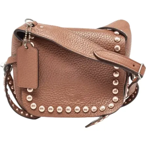 Pre-owned Cross Body Bags, female, , Size: ONE SIZE Pre-owned Leather shoulder-bags - Coach Pre-owned - Modalova