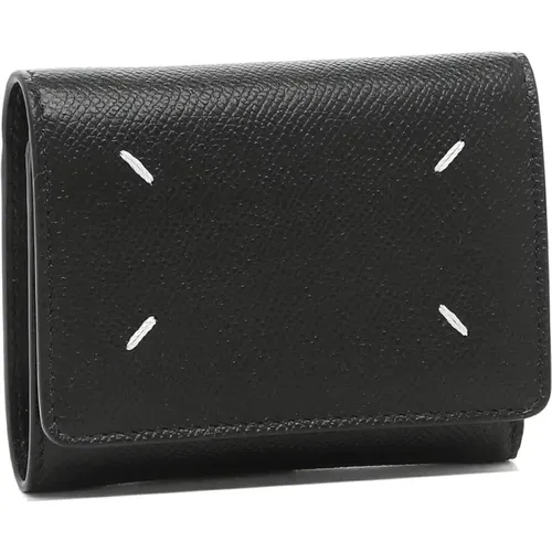 Klassische Leder Brieftasche , Damen, Größe: ONE Size - Maison Margiela - Modalova