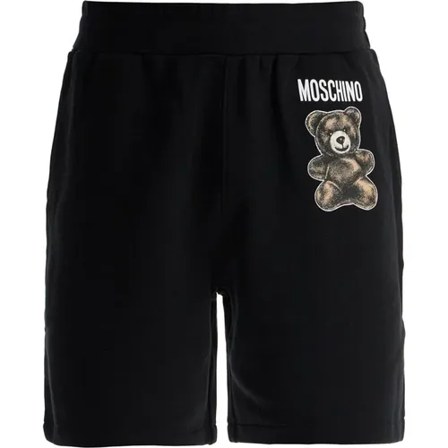 Casual Shorts, male, , Size: L Sporty Teddy Bear Bermuda Shorts - Moschino - Modalova