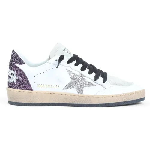 Eggnog Cabernet Ballstar Sneakers , Damen, Größe: 38 EU - Golden Goose - Modalova