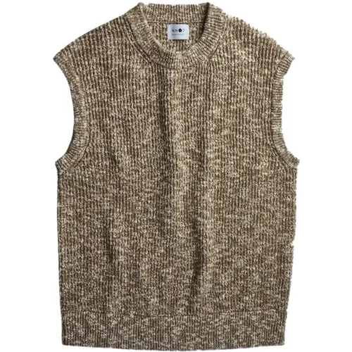 Sleveless Knitwear, male, , Size: S Jesse 6454 Sleeveless Cotton Sweater - Nn07 - Modalova