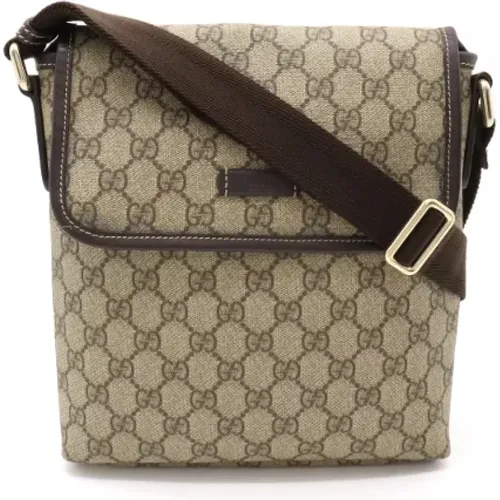 Pre-owned Cross Body Bags, female, , Size: ONE SIZE Pre-owned Canvas crossbody-bags - Gucci Vintage - Modalova