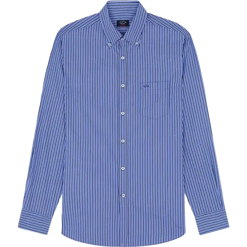 Cotton Shirt , male, Sizes: 4XL, M, 3XL, L, XL - PAUL & SHARK - Modalova
