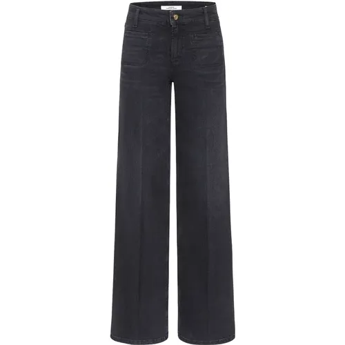 Wide Leg Pants , female, Sizes: 2XL L33 - CAMBIO - Modalova