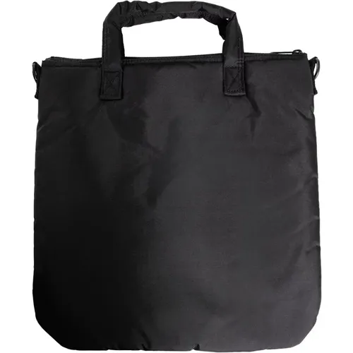 Schwarze Gepolsterte Top-Griff Schultertasche - Comme des Garçons - Modalova