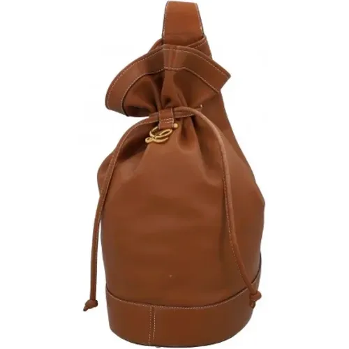 Pre-owned Bucket Bags, female, , Size: ONE SIZE Pre-owned Leather pouches - Loewe Pre-owned - Modalova