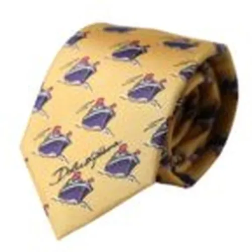 Ties, male, , Size: ONE SIZE Ship Print Silk Tie - Dolce & Gabbana - Modalova