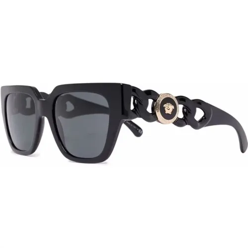 Sunglasses, female, , Size: 53 MM Ve4409 Gb187 Sunglasses - Versace - Modalova