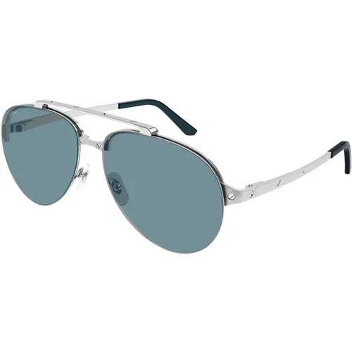 Sunglasses, unisex, , Size: ONE SIZE Ct0354S Stylish Model Sunglasses - Cartier - Modalova