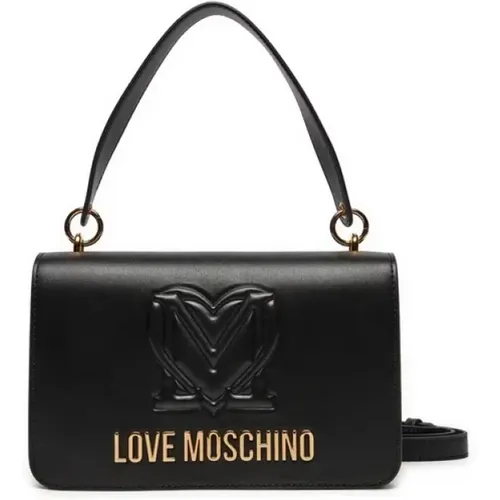 Handbags, female, , Size: ONE SIZE Stylish Shoulder Bag - Large - Love Moschino - Modalova