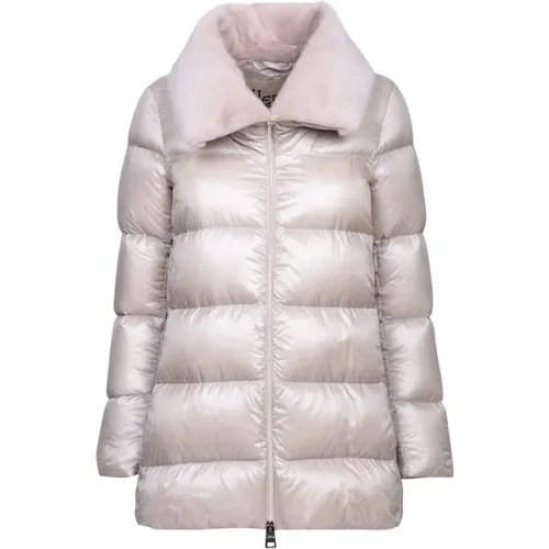 Down Jacket Elegant Style , female, Sizes: XS, XL, S, L, M - Herno - Modalova