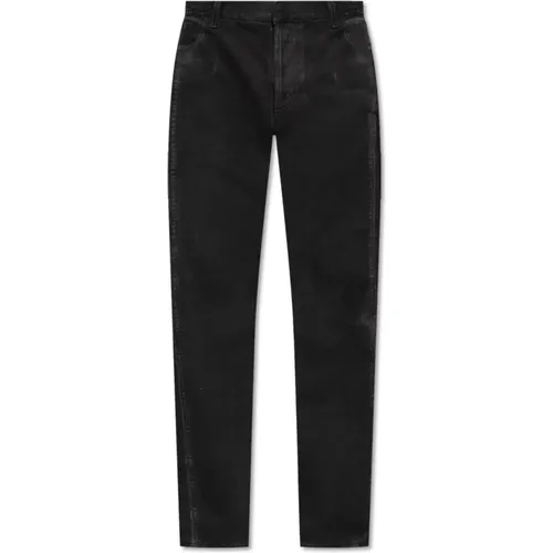 Jeans with logo , male, Sizes: M, L, XL - alexander mcqueen - Modalova