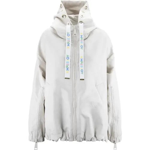 Light Jackets, female, , Size: S Zip Jacket Waterproof Windproof - Khrisjoy - Modalova