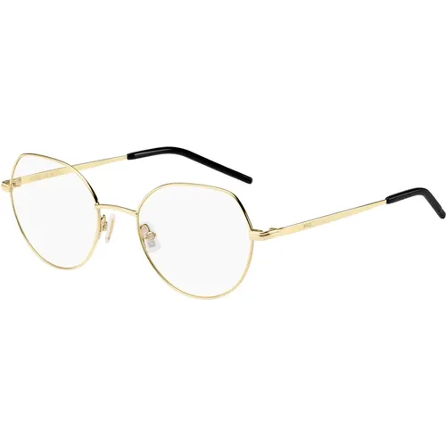 Glasses, unisex, , Size: 51 MM Black Gold Eyewear Frames - Hugo Boss - Modalova