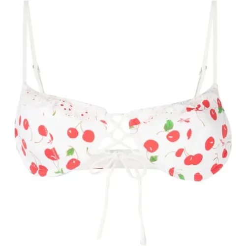 Fruit Print Lucia Bikini Top - Frankies Bikinis - Modalova