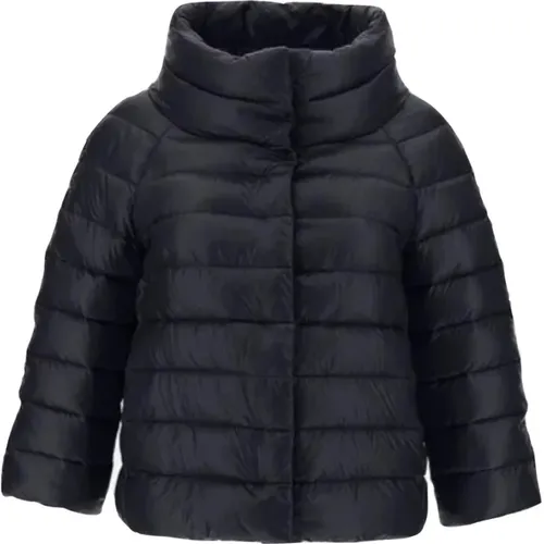 Kurze Sofia 3/4 Arm Pufferjacke , Damen, Größe: M - Herno - Modalova