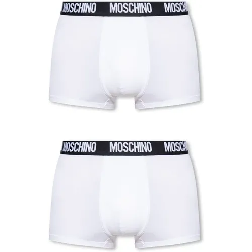 Pack of Supima® cotton boxers , male, Sizes: L, 2XL, XL, XS, M, S - Moschino - Modalova