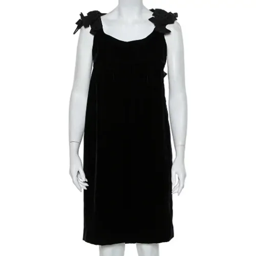 Pre-owned Samt dresses , Damen, Größe: S - Yves Saint Laurent Vintage - Modalova