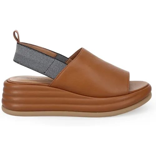 Leather Sandals , female, Sizes: 2 UK, 5 UK, 6 UK, 7 UK, 3 UK, 4 UK - Sangiorgio - Modalova