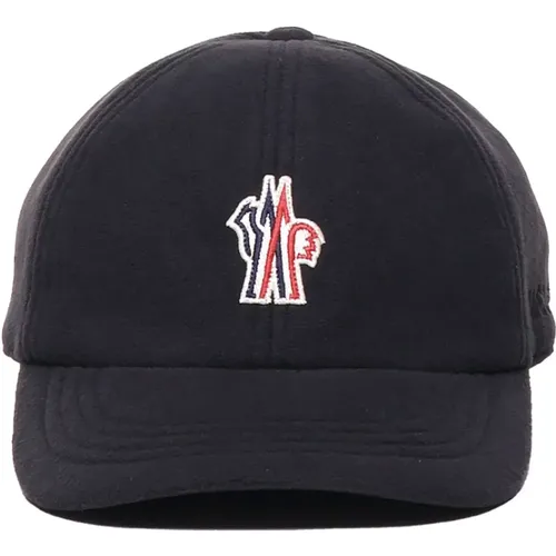 Caps, male, , Size: L Baseball Hat with Front Logo - Moncler - Modalova