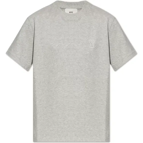 Logo T-shirt , Damen, Größe: XS - Ami Paris - Modalova