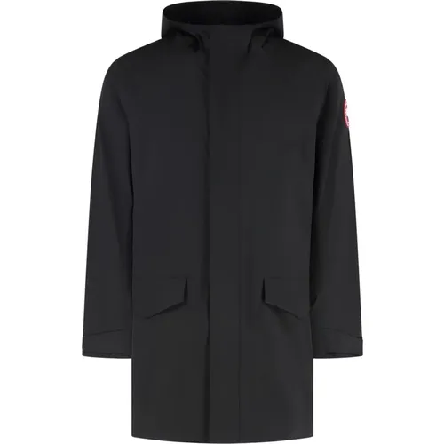 Parkas, male, , Size: S Technical Waterproof Jacket with Logo Patch - Canada Goose - Modalova