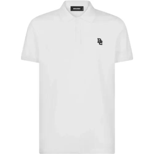 Tennis Fit Polo Shirt , Herren, Größe: 2XL - Dsquared2 - Modalova