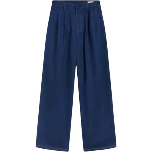 Marineblaue Audrey Chino Hose , Damen, Größe: S - PENCE 1979 - Modalova