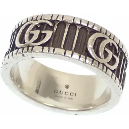 Pre-owned Jewellery, female, , Size: ONE SIZE Pre-owned Silver rings - Gucci Vintage - Modalova