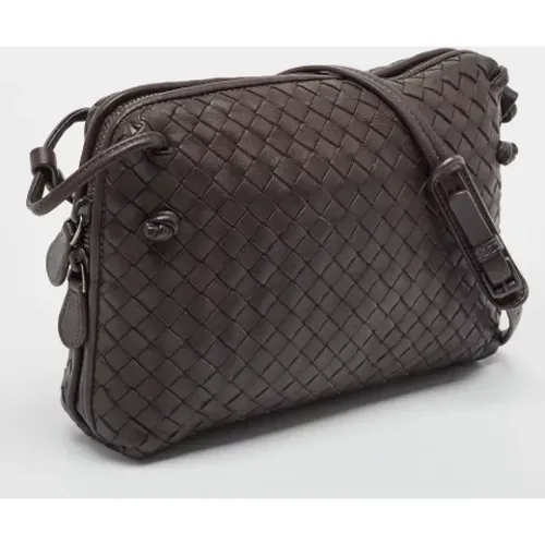 Pre-owned Leather crossbody-bags , female, Sizes: ONE SIZE - Bottega Veneta Vintage - Modalova