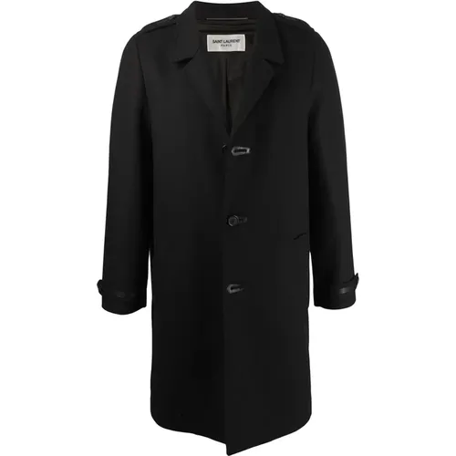 Wool Coat , male, Sizes: 2XL - Saint Laurent - Modalova